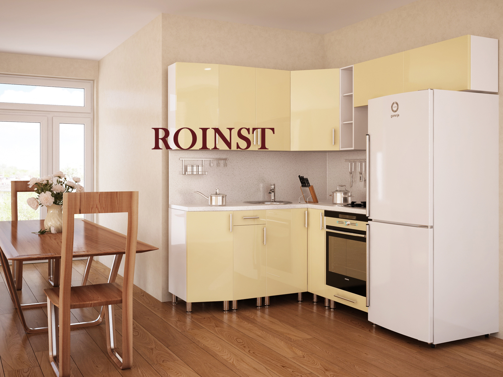 Кухни угловые на заказ МДФ Мануэла