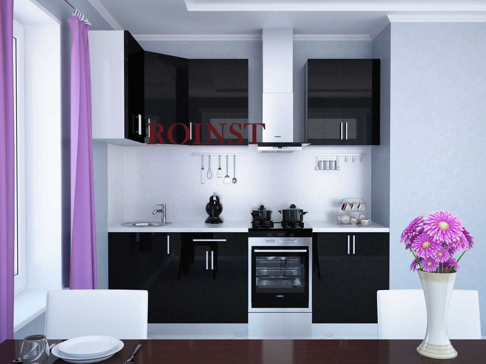 Кухни угловые на заказ Адория