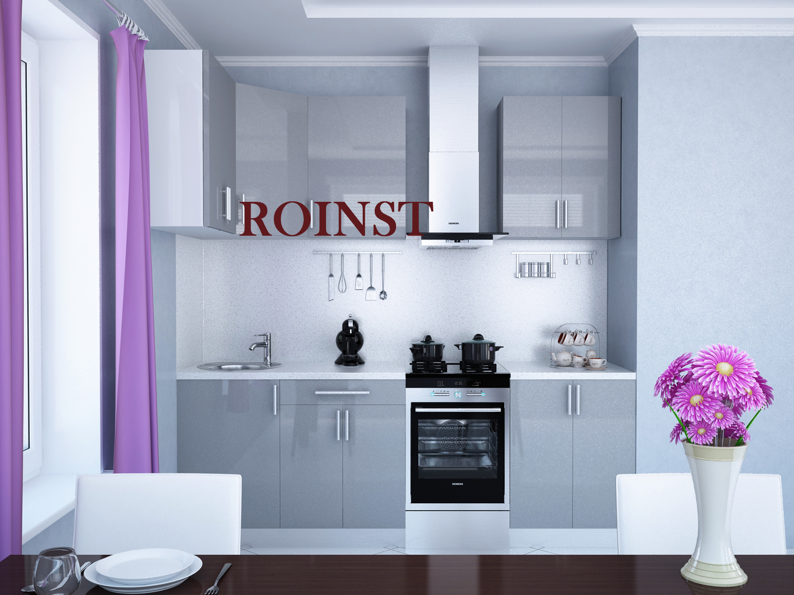 Кухни угловые на заказ МДФ Каролина