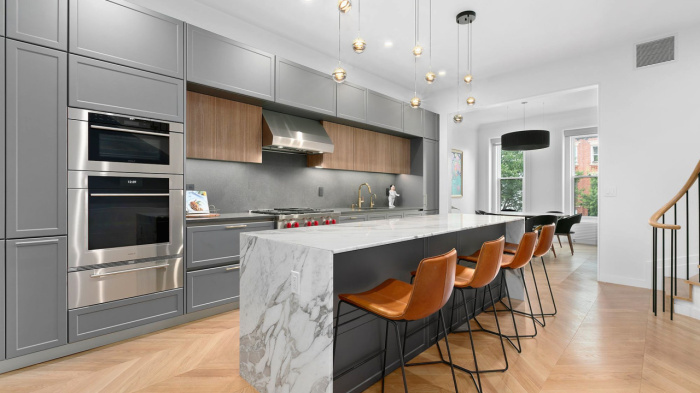 Кухня на заказ Пепел - Лён светлый