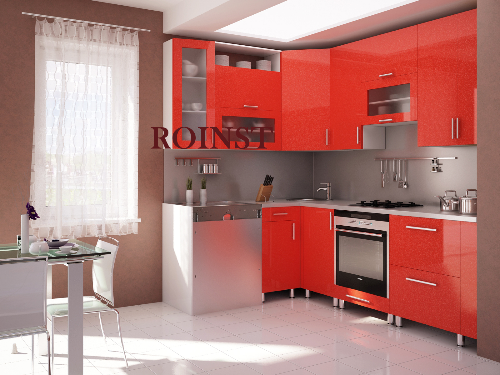 Кухни угловые на заказ МДФ Перпетуа