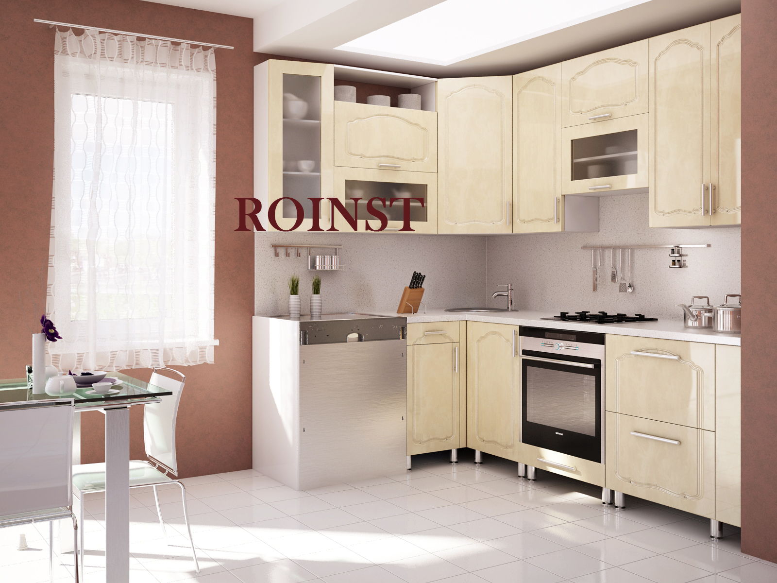 Кухни угловые на заказ МДФ Делфи