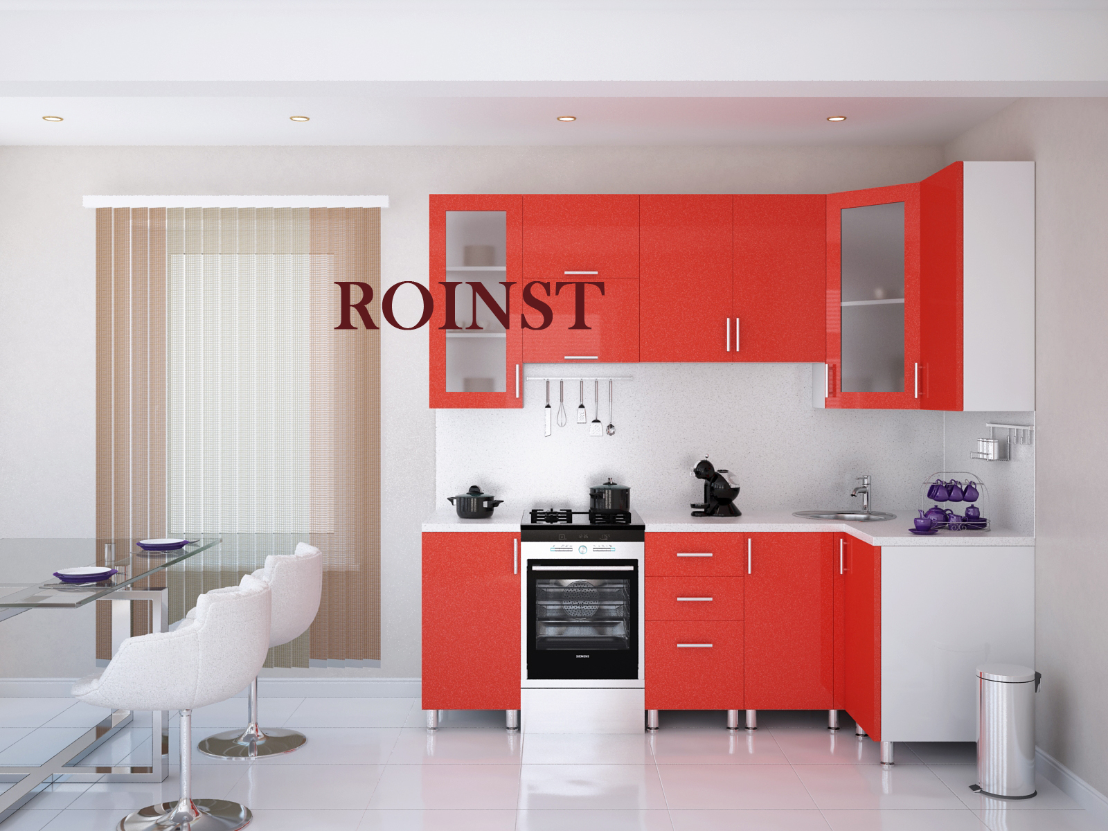 Кухни угловые на заказ МДФ Исобел