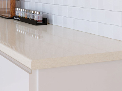 Столешница 685/1 платина ГЛ 3000х600х27