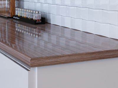 Столешница 311/1 макасар ГЛ 3000х600х27