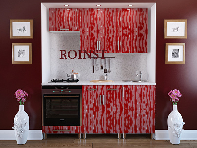 Кухни на заказ из Пленки МДФ Валенсия