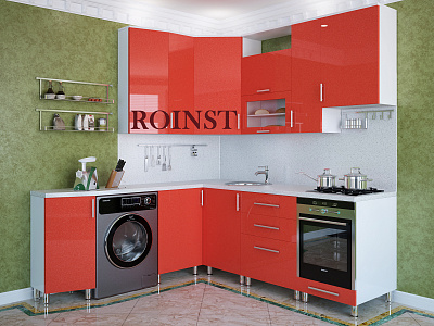 Кухни угловые на заказ МДФ Бенигна