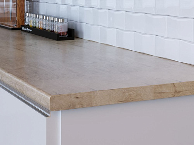 Столешница 3852/Р Дуб Корсика 3000х600х27