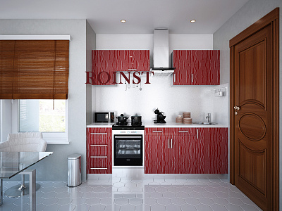 Кухни на заказ из Пленки МДФ Гертрудис