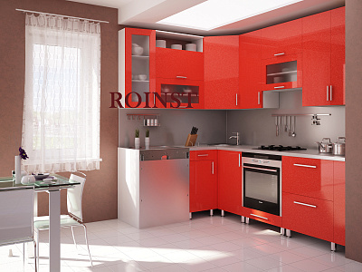 Кухни угловые на заказ МДФ Перпетуа