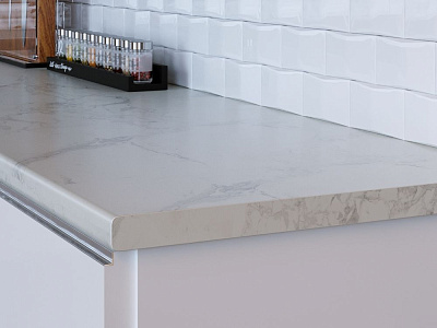 Столешница 2349/Pt Мрамор Бернини 3000х600х27