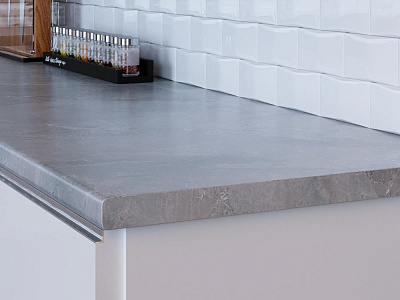 Столешница 3034/S Мрамор Марквина синий 3000х600х40