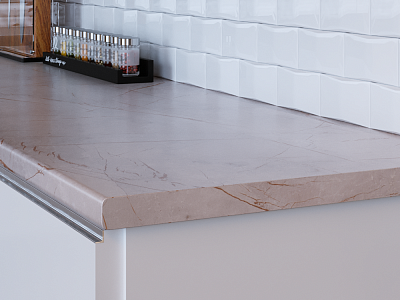 Столешница 2345/Pt мрамор персия 3000х600х27