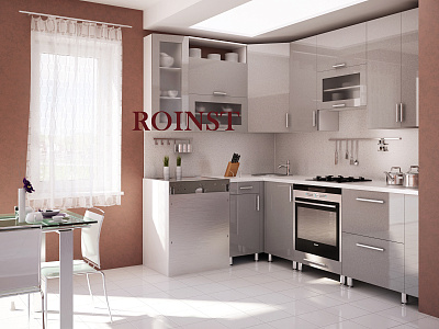 Кухни угловые на заказ МДФ Леокадия