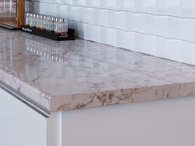 Столешница 920/1 мрамор миланский ГЛ 3000х600х27