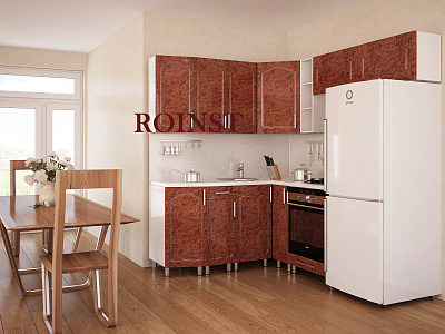 Кухни угловые на заказ МДФ Теофила