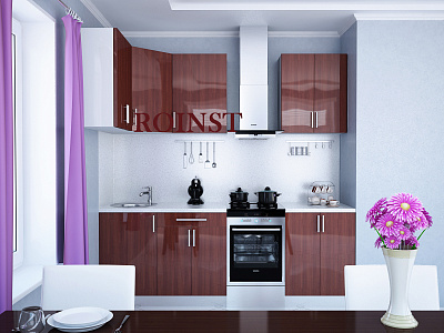 Кухня угловая Салют