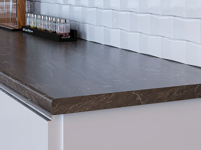 Столешница 4980к-52 Мрамор Порторо 3000х600х27