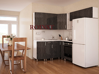 Кухни угловые на заказ МДФ Моника