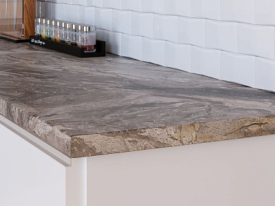 Столешница 7031/Q мрамор бергамо эксклюзив 3000х600х27