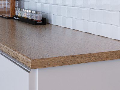 Столешница 4136/М дерево страйп 3000х600х27